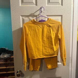 Habitual bike short and cropped sweatshirt set - girls 12